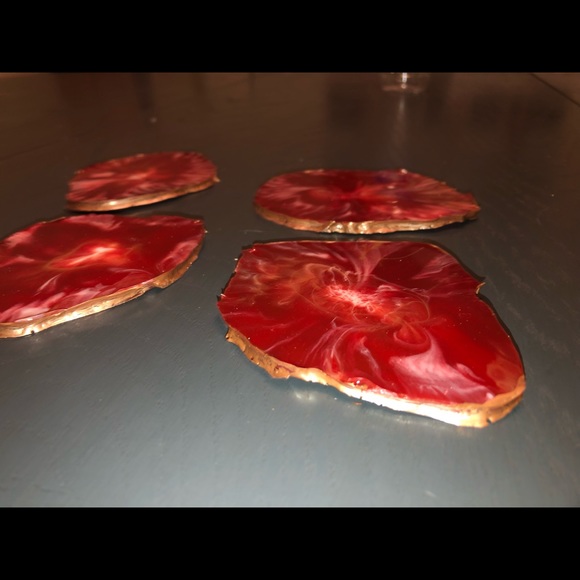 Beautiful Geode resin coasters - Picture 3 of 7